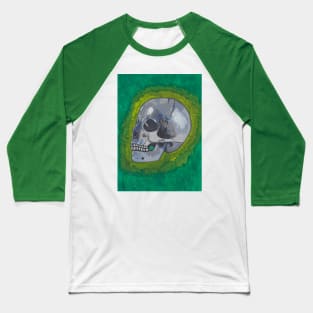 Human skull Baseball T-Shirt